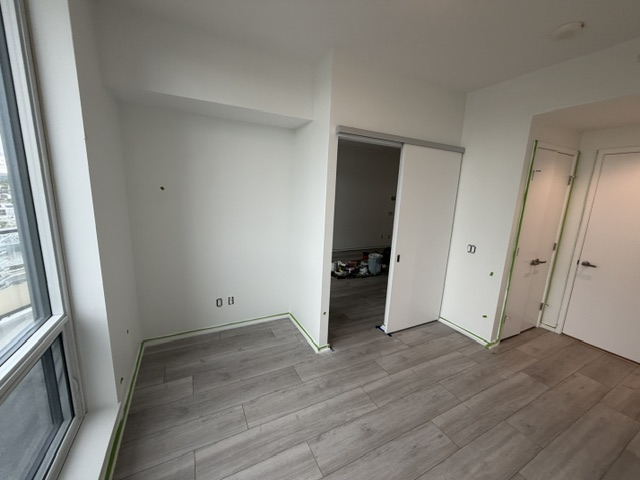 Condo bedroom after interior painting